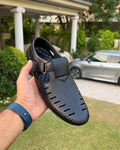 (SQ-205) |Royal Black Pattern + Free Comfortable INSOCKS Inside